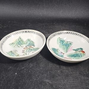 Scenic Porcelain Decorative‎ Bowls